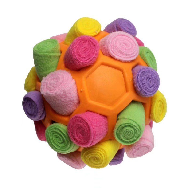 Pet Dog Ball Manufacturer - OEM Rubber Polar Fleece Smell