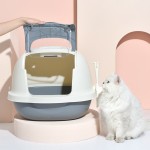 封闭式猫砂盆生产商-超大号猫厕所定制