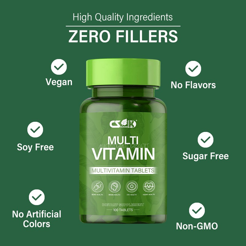 Herbal Extract Multivitamin Supplement Factory - Immunity Support Sugar Free Custom Formula