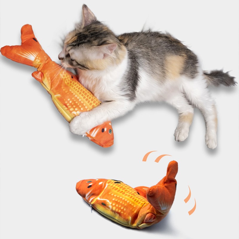 Electric Fish Cat Toy Factory - OEM USB Chargeable Floppy Toy