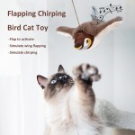 飞鸟猫玩具厂家-可拆卸振翅麻雀定制