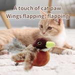 互动猫玩具厂家-仿真鸟类逗猫用品定制