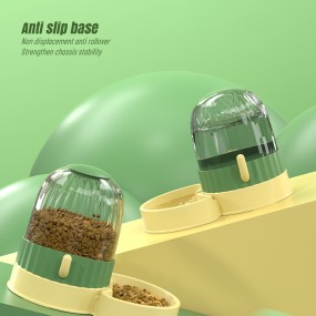 自动宠物喂食器厂家-3.8L食水双碗