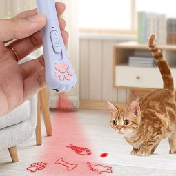 激光笔猫玩具厂家-USB充电多功能逗猫棒