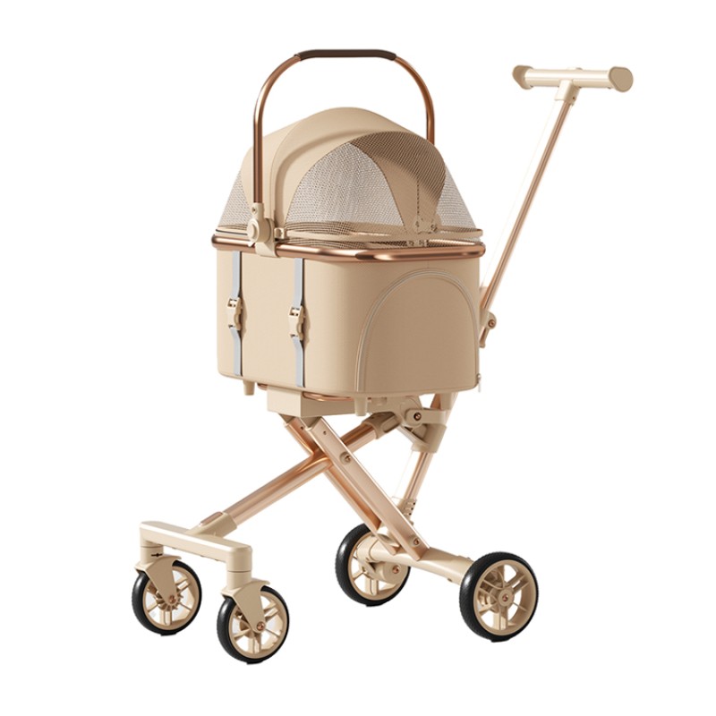 Pet Stroller Factory - OEM Aluminum Alloy Foldable Dog Walker