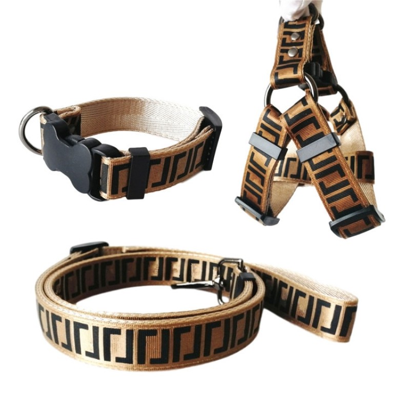 Dog Harness Set Factory - OEM Luxury Designer Vest Collar