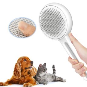 自清洁宠物刷厂家-除毛梳美容梳