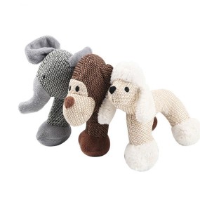 Plush Pet Toys Wholesale - OEM Elephant Monkey Linen Toys