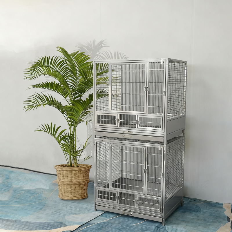 Parrot Cages Factory - 304 Stainless Steel Luxury