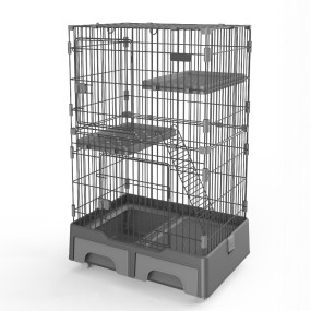 Universal Cat Cages Supplier - 3 Layer Removable
