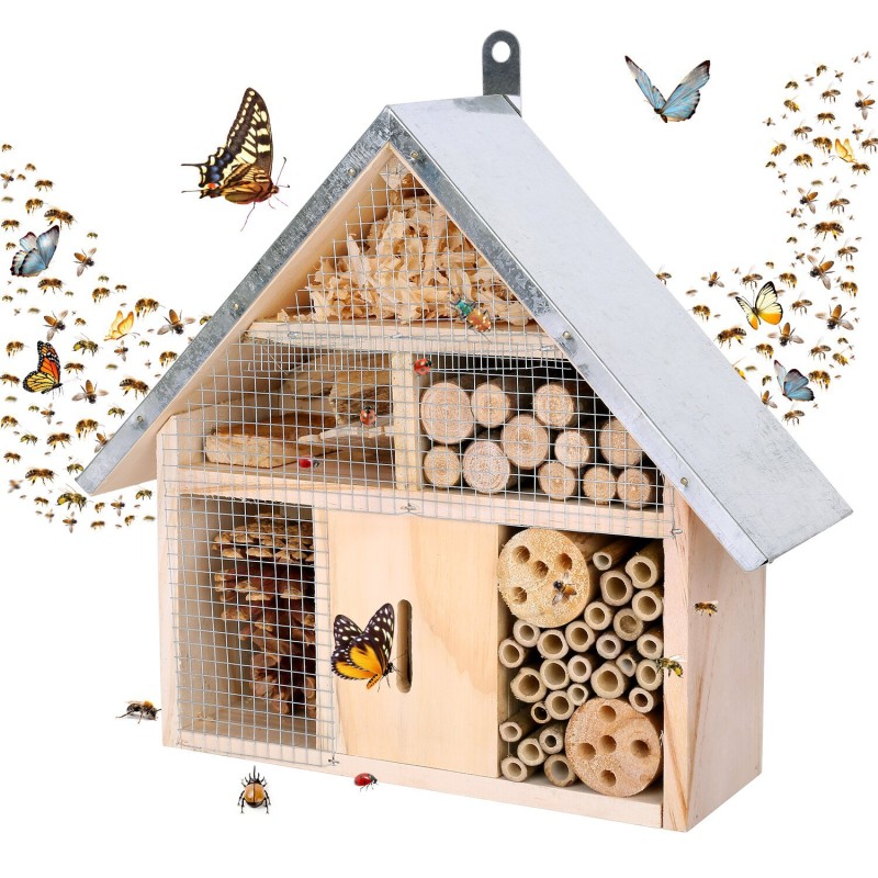 Insect Houses Manufacturer - Wooden Bee Butterfly