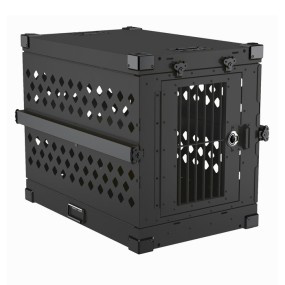 Metal Dog Crates Manufacturer - Black Folding Portable