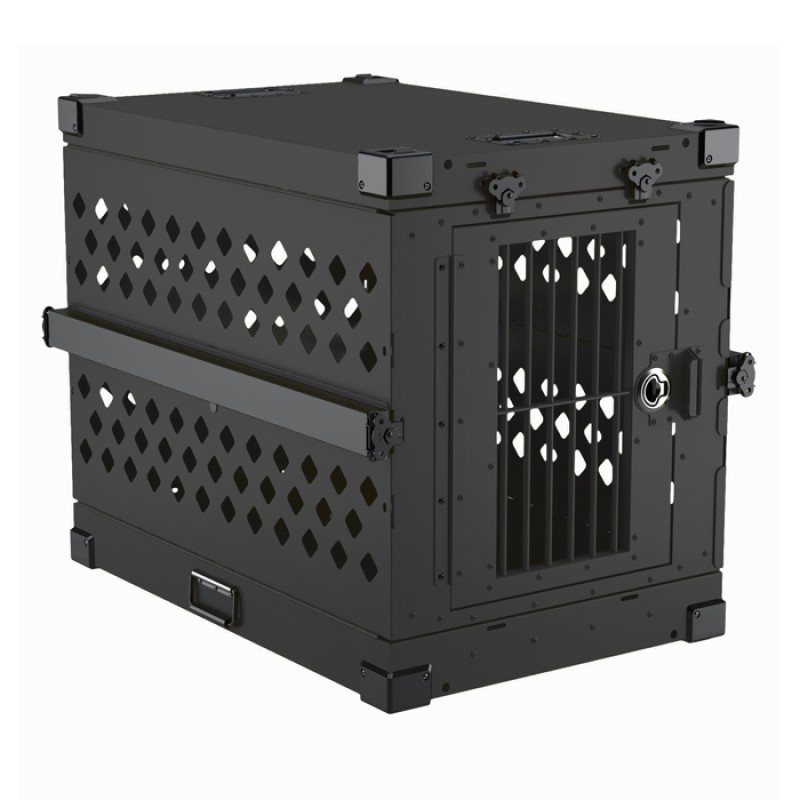 Metal Dog Crates Manufacturer - Black Folding Portable