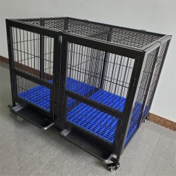 奢华狗笼供应商-铁质双门折叠