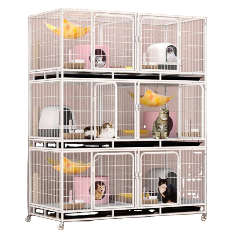 Animal Breeding Cages Supplier - 6 Door 3 Layer