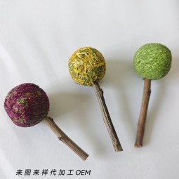 兔子咬胶玩具供应商-草球环保款