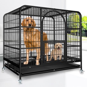 Outdoor Kennels Manufacturer - Stainless Steel Wheels