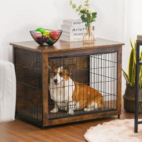 Pet Crates Supplier - Wooden Flip Top Multifunctional