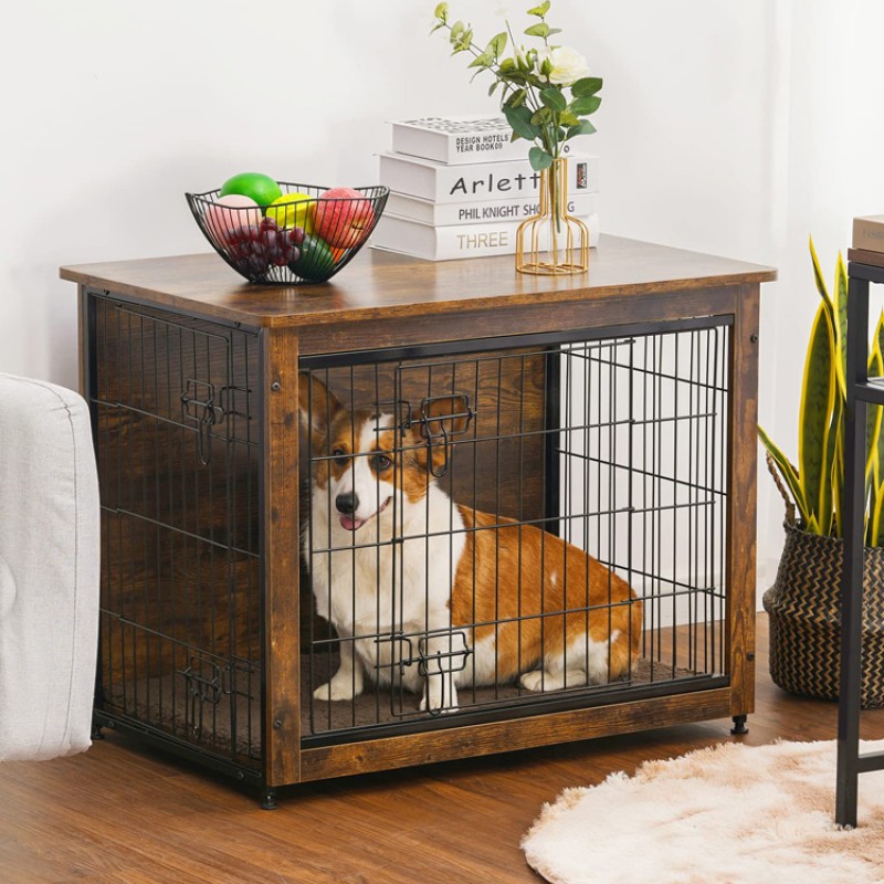 Pet Crates Supplier - Wooden Flip Top Multifunctional