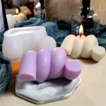 绳结蜡烛模具供应商-扭结硅胶
