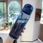 塑料水壶厂家-780ml透明旅行便携