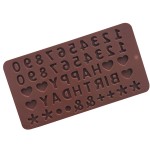 巧克力模具供应商-符号数字字母定制