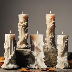 Column Candle Mold Manufacturer - European Style Simple
