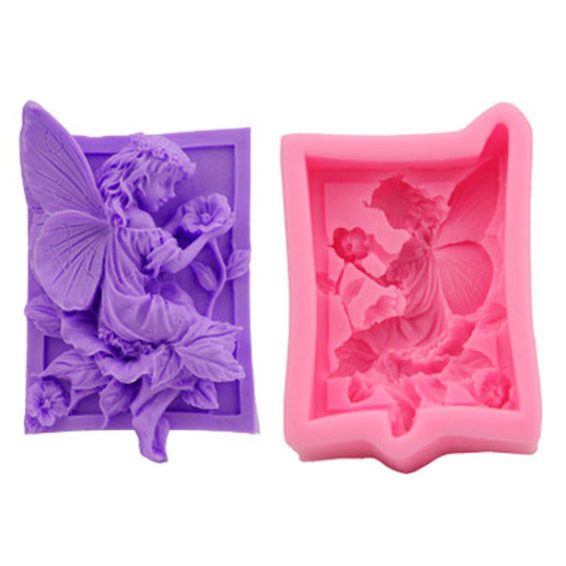 Soap Mold Factory - Angel Flower Silicone Food Grade