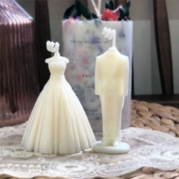 婚礼蜡烛模具供应商-3D新娘新郎礼服