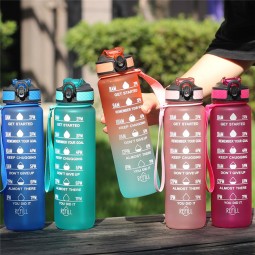 运动水壶厂家-1000ml PP塑料吸管