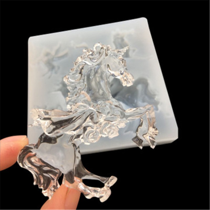 Unicorn Mold Factory - Flying Horse Pendant Keychain
