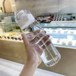 塑料水壶厂家-780ml透明旅行便携