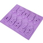 数字蜡烛模具供应商-10腔硅胶