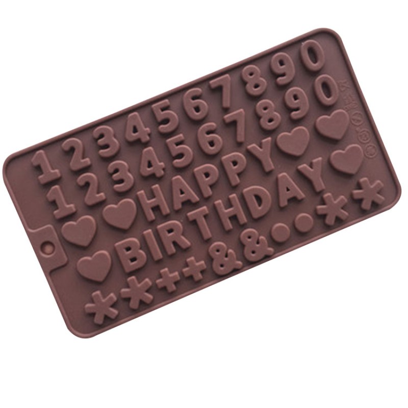 Chocolate Mold Supplier - Symbol Number Letter Custom
