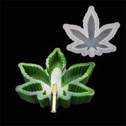 weed罐模具厂家-枫叶烟灰缸设计