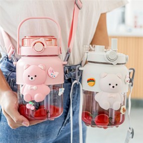 Baby Water Bottle Supplier - 1000ml Kettle Bear Design