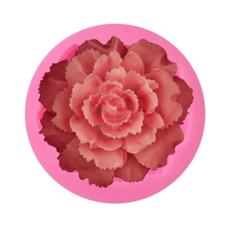 Soap Mold Manufacturer - Round Carnation Flower