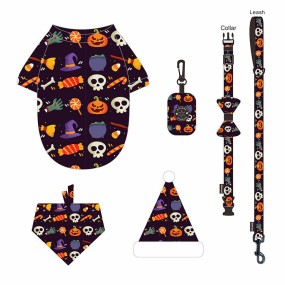 Pet Costume Set Manufacturer - OEM Halloween Collar Leash