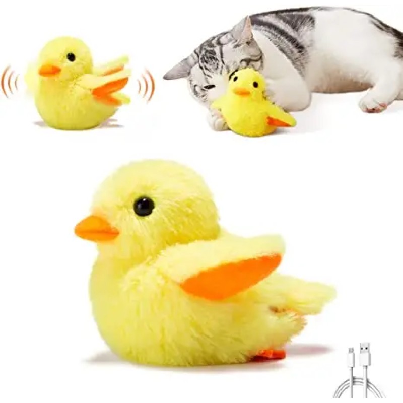 Pet Duck Toy Manufacturer - OEM Rechargeable Flapping Plush