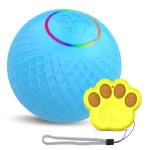 猫玩具批发-互动发声跳球