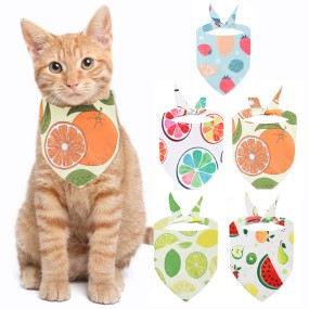 Pet Bandanas Wholesale - OEM Digital Printing Summer Fruit