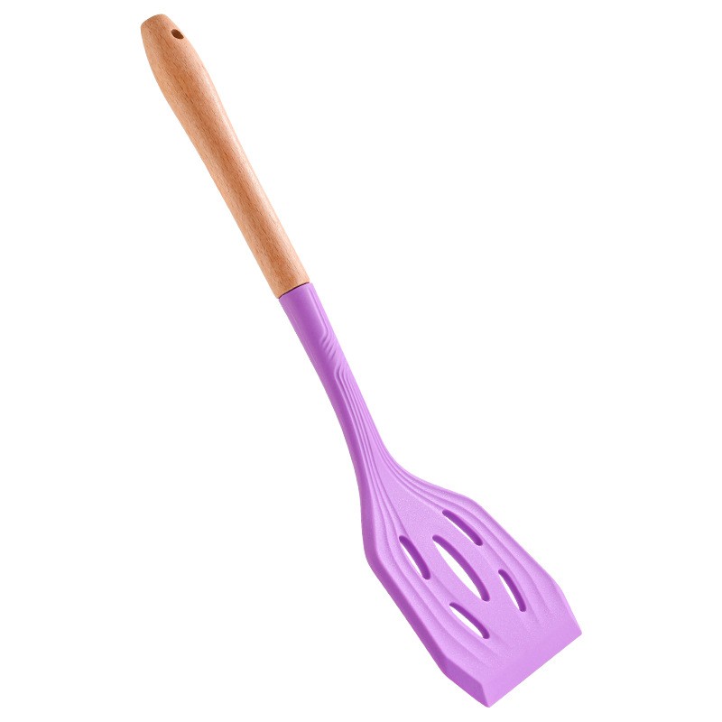 Kitchen Turner Supplier - Wooden Handle Non-Stick