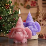 万圣节蜡烛模具厂家-3D南瓜矮人DIY