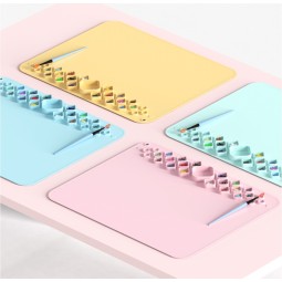 油画垫厂家-儿童硅胶工艺调色板