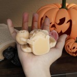 万圣节蜡烛模具厂家-3D南瓜矮人DIY