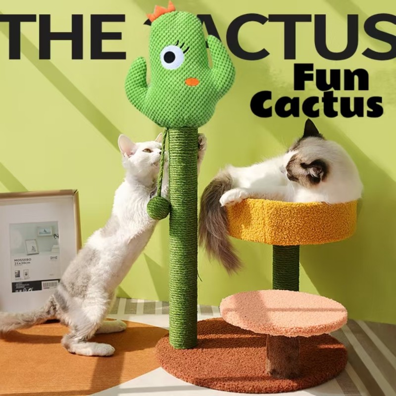 Cat Tree Wholesale - OEM Multi-level Cactus Climbing