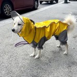 狗雨衣厂家-防水连帽大型