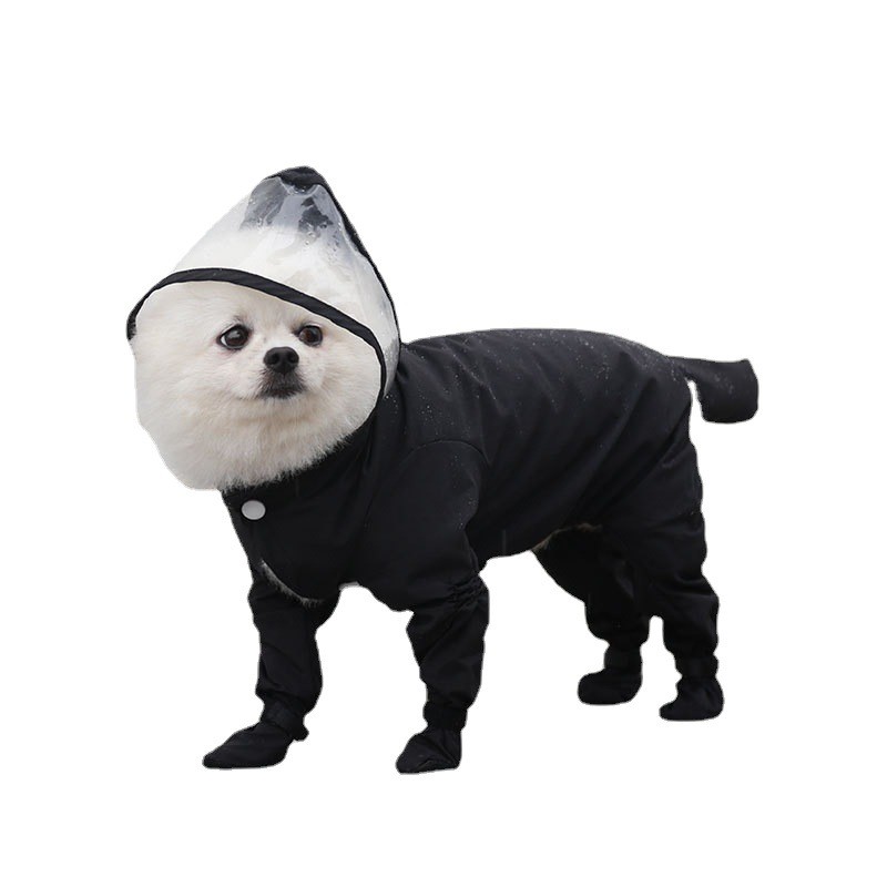 Pet Raincoat Manufacturer - OEM All-in-One Boots Set