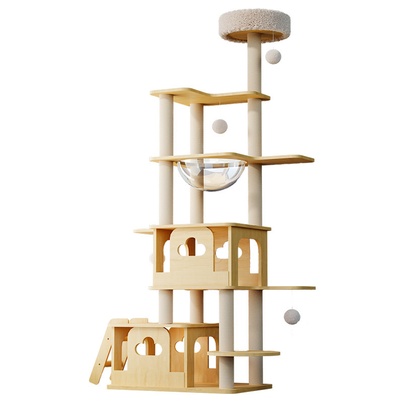 Cat Tree Manufacturer - OEM Luxury Solid Wood Sisal
