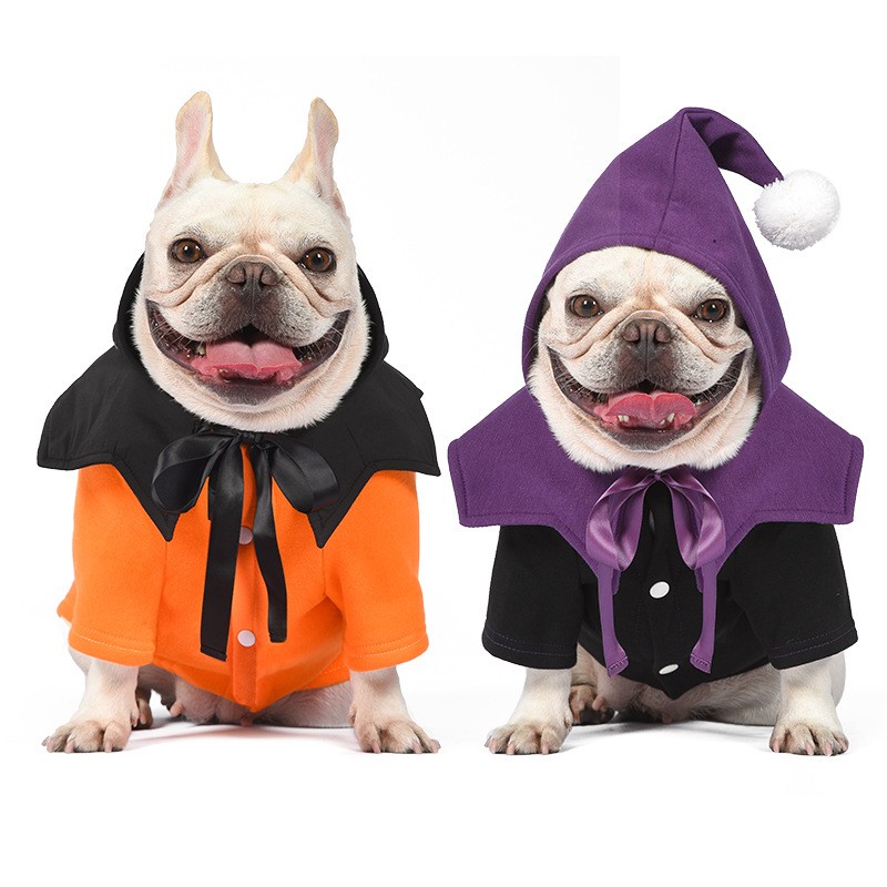 Dog Sweatshirt Factory - OEM Two-Piece Winter Pumpkin